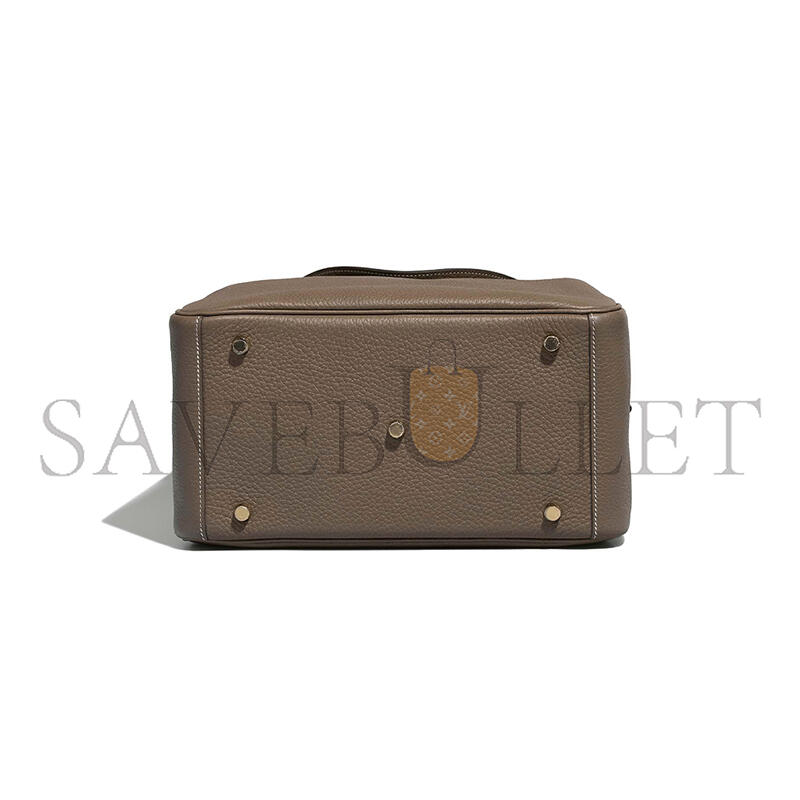 HERMÈS MASTER  LINDY 30 CLEMENCE ETOUPE BAG (30*19*16cm) 